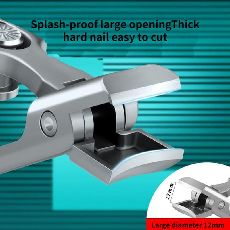 Portable precision toenail clippers, ultra sharp stainless steel for effective grooming