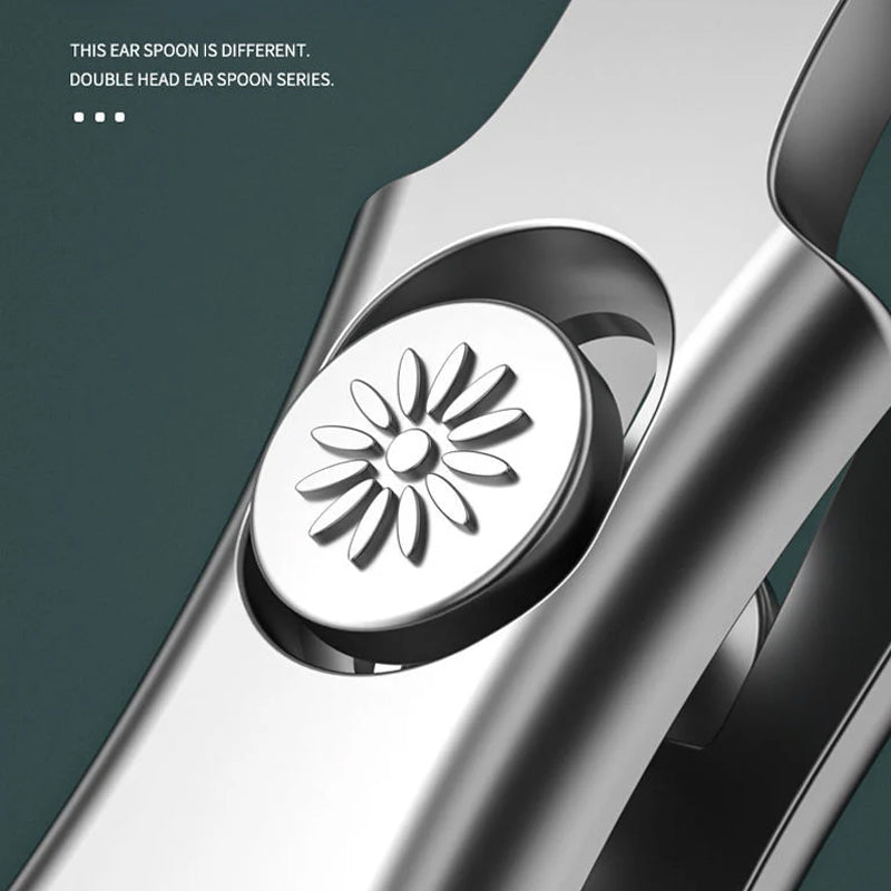 Precision deep-cut nail clippers, unisex, stainless steel for thick and tough nails