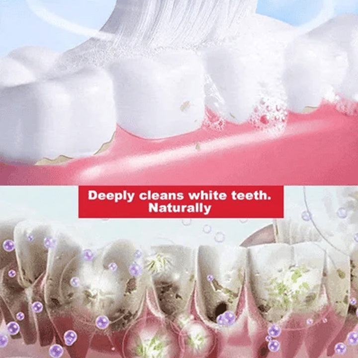Probiotic toothpaste with advanced whitening formula, ensuring a confident, fresh smile.