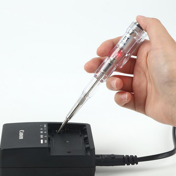 Compact electrical voltage tester pen, perfect for home improvement and safety checks
