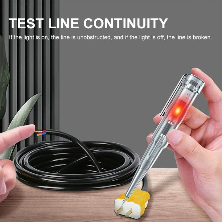 Electrical tester pen featuring non-contact voltage detection for enhanced safety