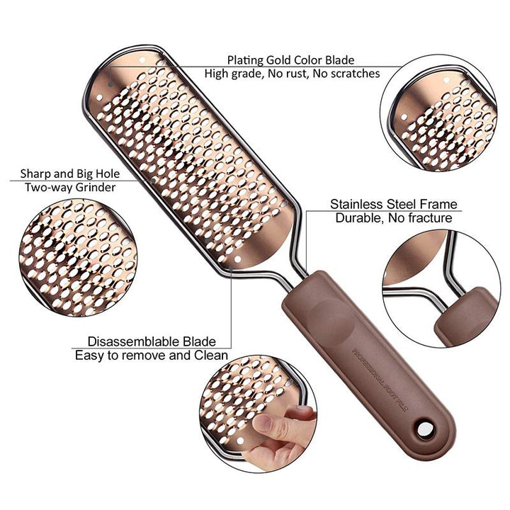 Foot care tool: Professional foot file designed to effectively remove calluses for smooth skin.