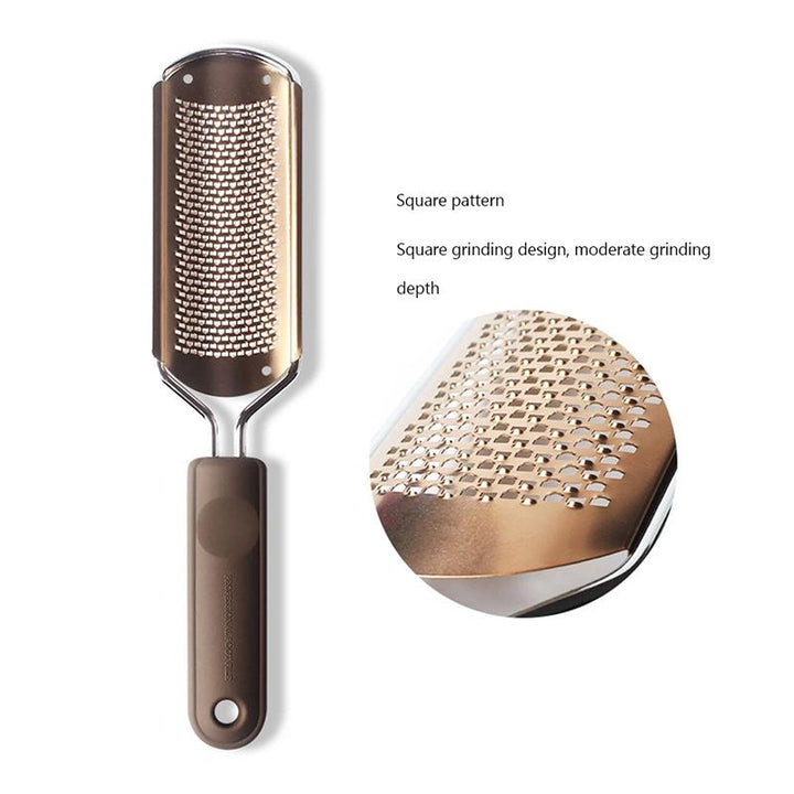 Pedicure essential: A robust foot file and callus remover, promoting healthy and beautiful feet.