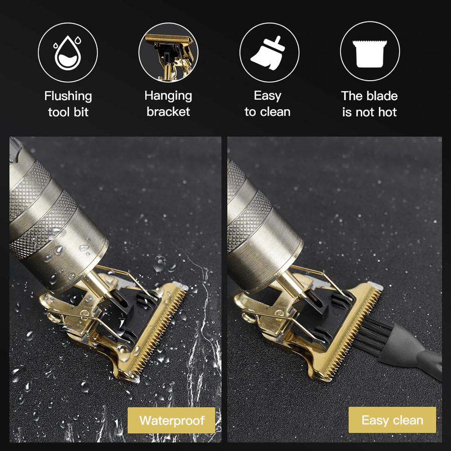 Men's grooming kit: rechargeable beard and hair trimmer for precise cutting