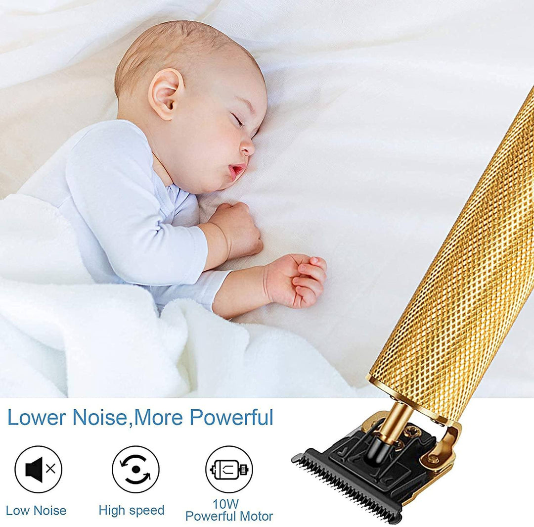 Rechargeable beard trimmer for men, professional grooming and styling