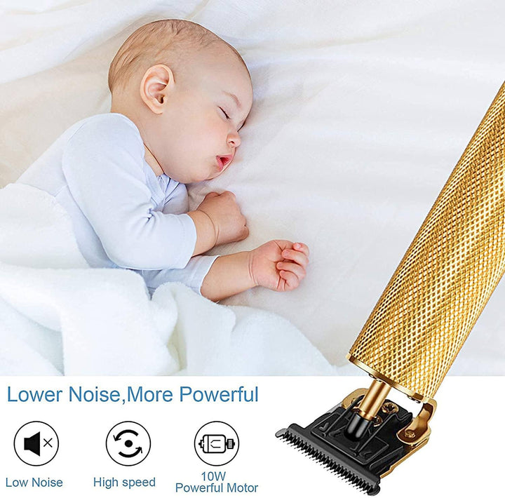 Rechargeable beard trimmer for men, professional grooming and styling