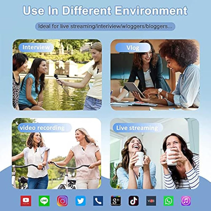 Easy-to-use wireless lavalier microphone system for seamless audio capture in various environments.
