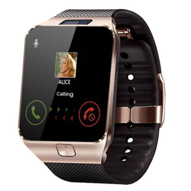 Modern rectangular display smartwatch by Pulseon. Unisex wearable tech for calls, notifications & health tracking.