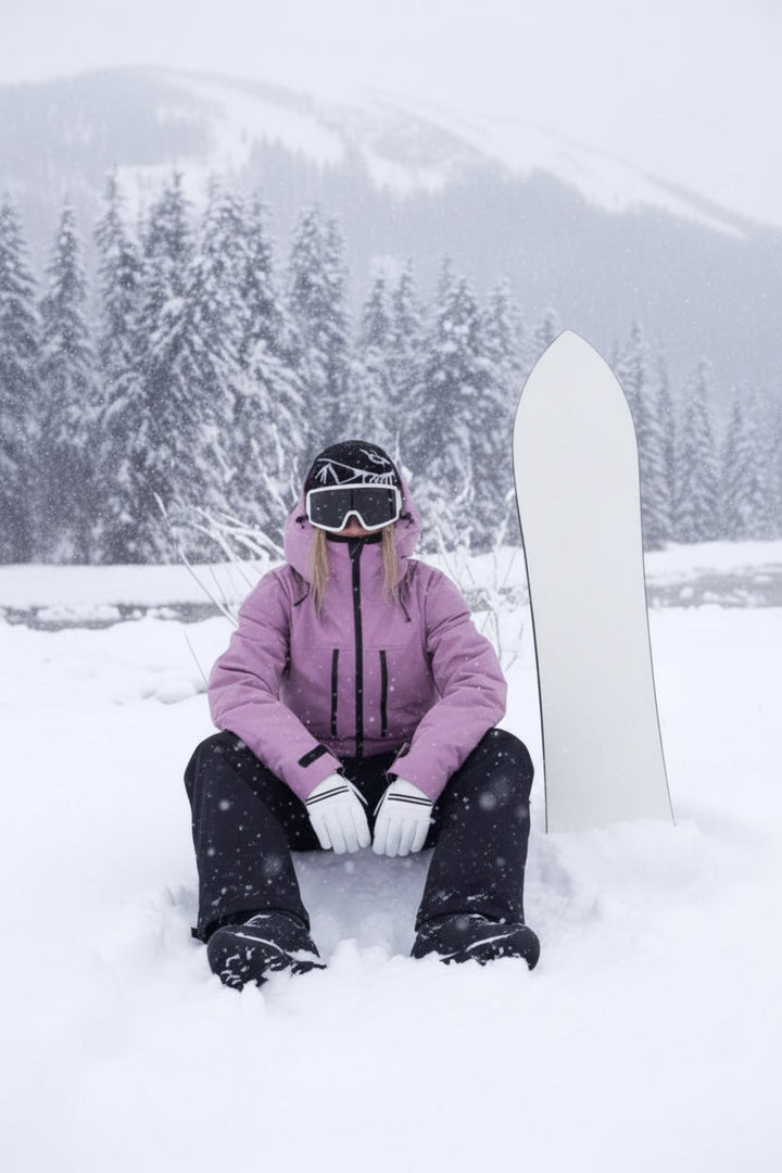 Black windproof & snowproof unisex ski and snowboard jacket for ultimate winter protection.
