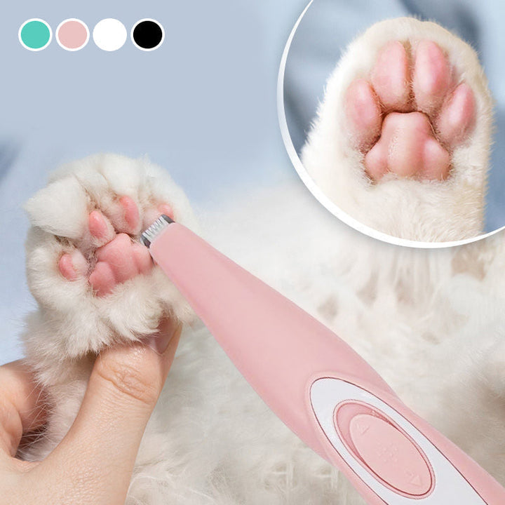 Quiet cordless pet clipper for dogs & cats, rechargeable shaver with low noise operation