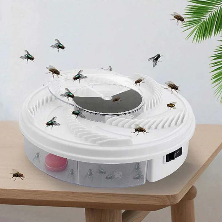 Quiet USB fly trap for home pest control. Chemical-free insect killer, safe for pets & kids. Indoor/outdoor use.