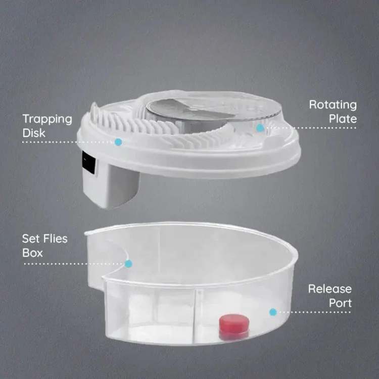 Compact USB powered insect trap. Efficient fly & mosquito killer for indoor/outdoor use. Quiet, pet & child friendly.