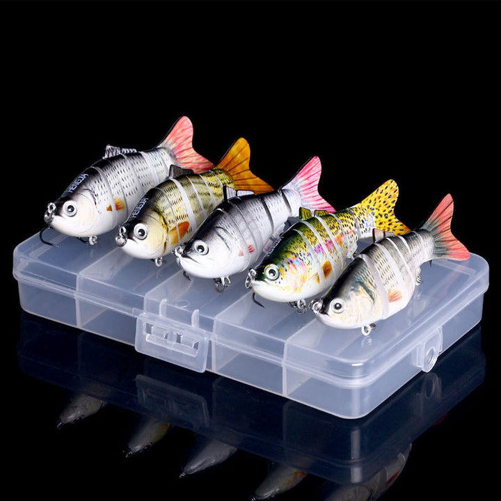 Fishing lures set, realistic swimbait collection, essential for any predator fish angler.