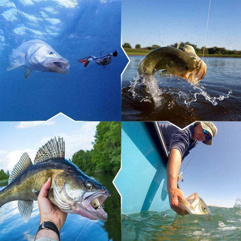Durable fishing lures set, artificial bionic swimbait for saltwater predator fish.