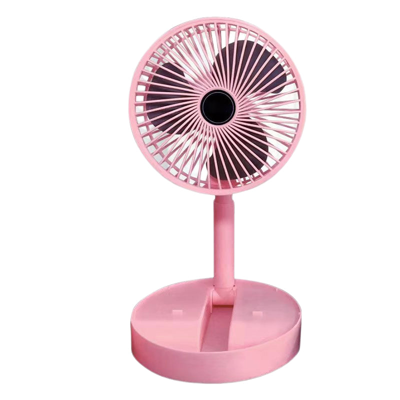 Summer fan, extended, cooling a living room, blending with modern decor.
