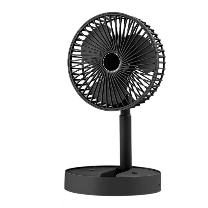USB-powered portable fan, ideal for outdoor picnics or long car journeys.
