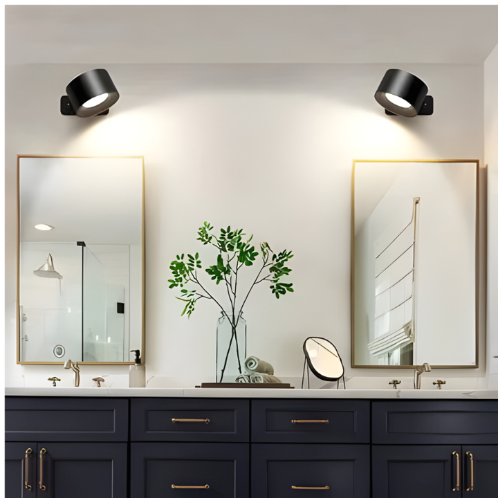 Rechargeable wireless wall light, touch control, perfect for accent or task lighting.