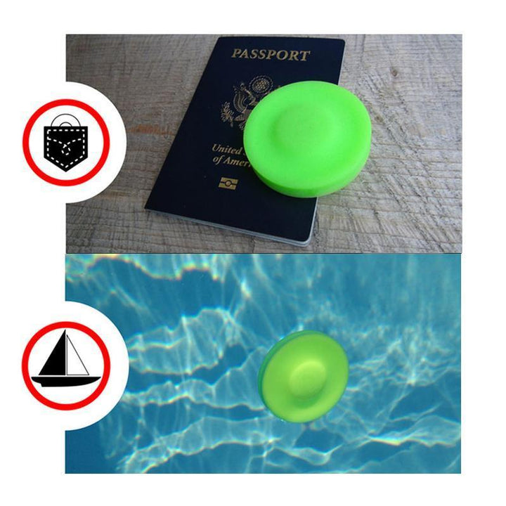 Kids playing happily with the unisex pocket flying disc, demonstrating outdoor fun and ease of use.