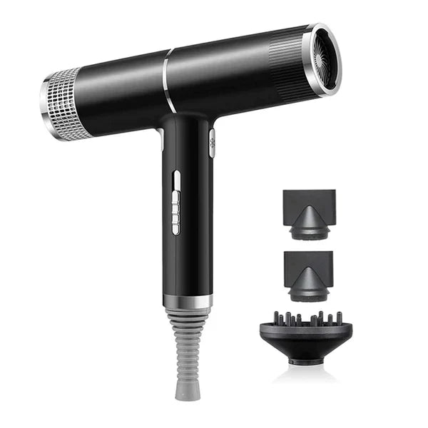 Experience salon-level hair care at home with this professional black hair dryer. Fast drying & frizz control.