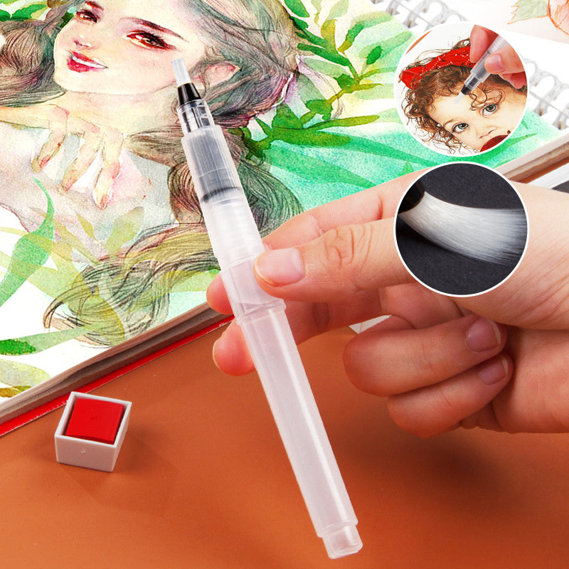 Close-up of Refillable Paint Touch-Up Pen Brush tip, ideal for scratch filler and small repairs