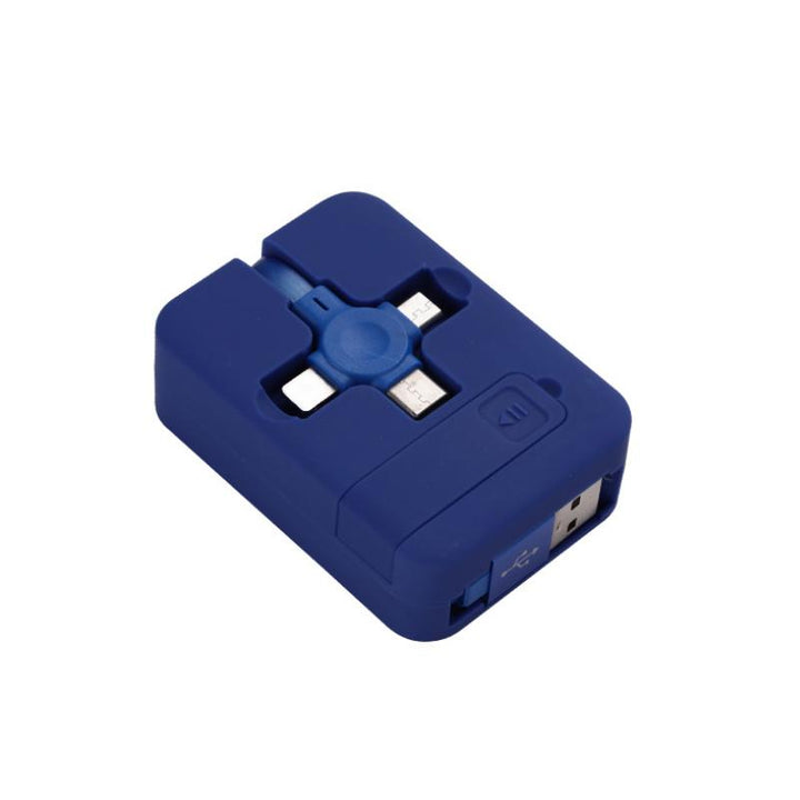 Fast charging retractable USB cable, essential tech gadget for modern connectivity.