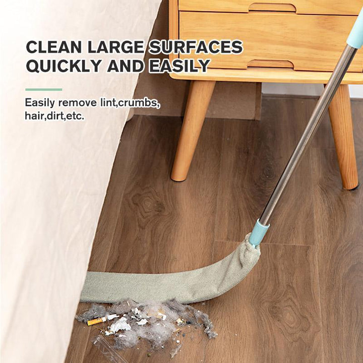 Versatile gap dust cleaner mop with an extendable handle, designed for thorough home dusting