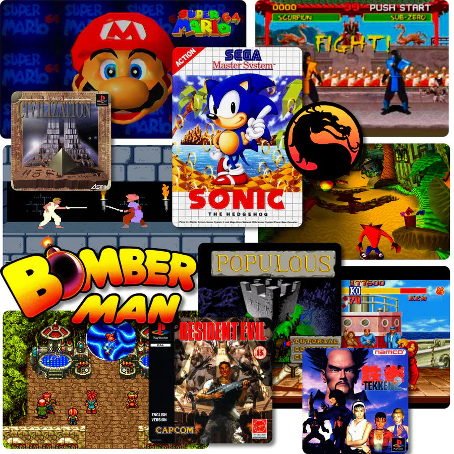 The ultimate gift: Unisex Retro Gaming Console with 20,000+ classic games and dual wireless controllers.