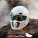 White - Green/Gold Lens