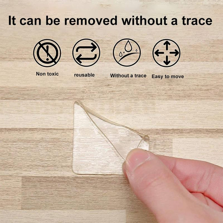 DIY essential: reusable clear adhesive tape for crafts, mounting, and home organization