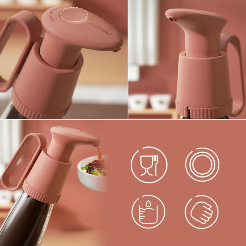Practical kitchen sauce dispenser pump, great for cooking and baking needs