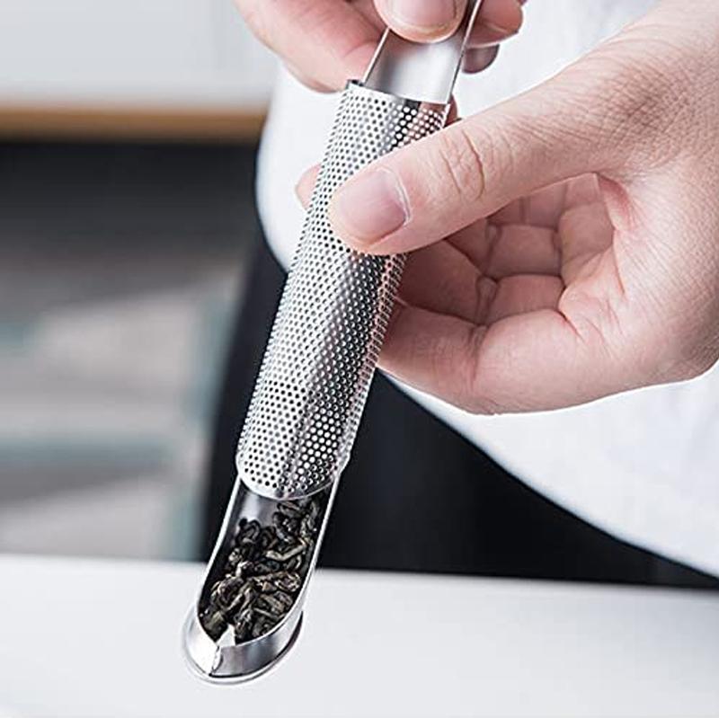 Compact stainless steel tea strainer, an essential houseware item for tea lovers