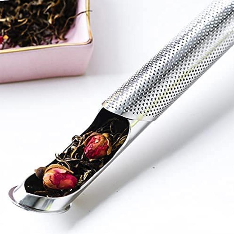 Stylish stainless steel tea infuser in a cup, ready for brewing loose leaf tea