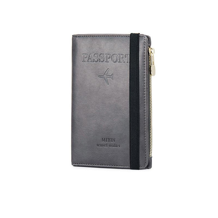 Secure RFID blocking men's card wallet, sleek design and high protection