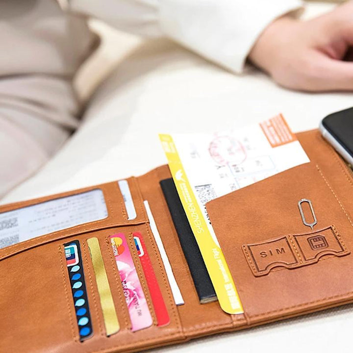 Ultra-slim RFID blocking card holder, ideal for front pocket carry
