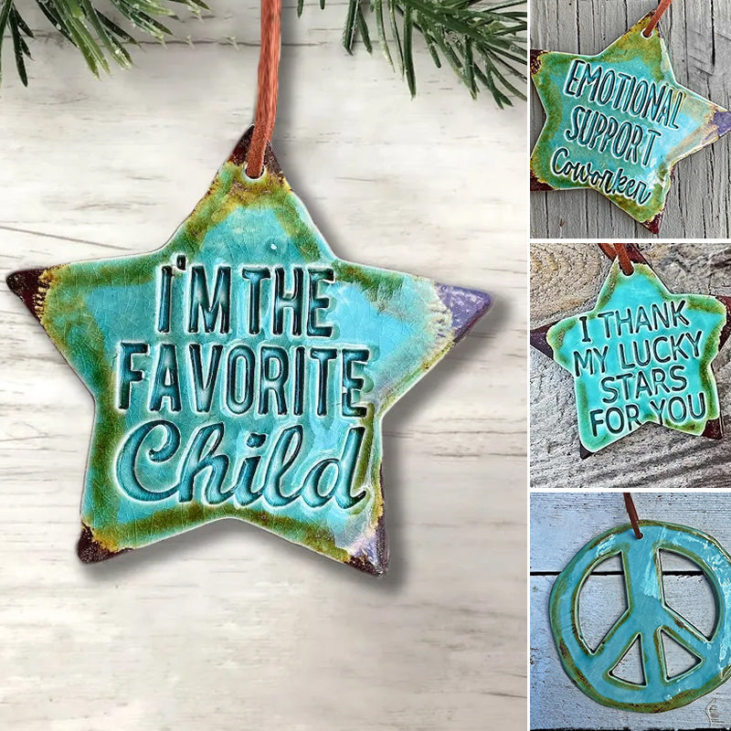 Minimalist 'Soul Sister' ornament, a chic and thoughtful present for friends