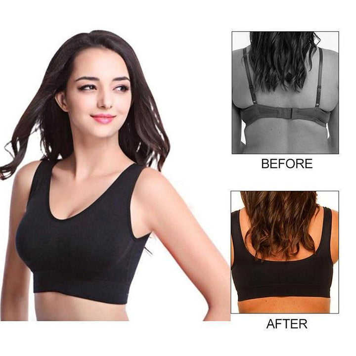 Wireless supportive women's bra set, seamless comfort, everyday wear