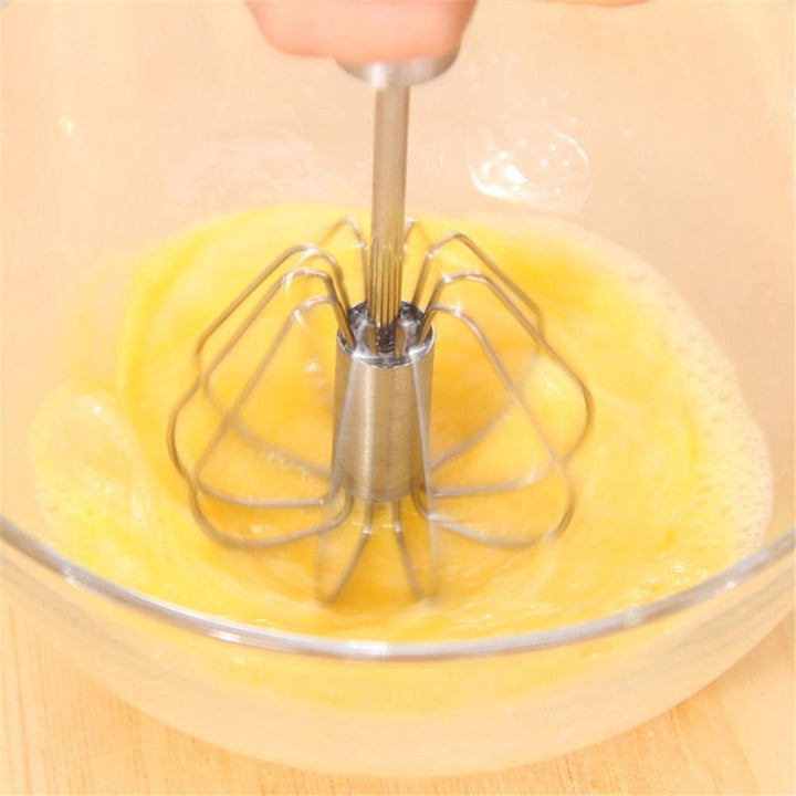 Handheld stainless steel mixer, ideal for baking and whisking eggs