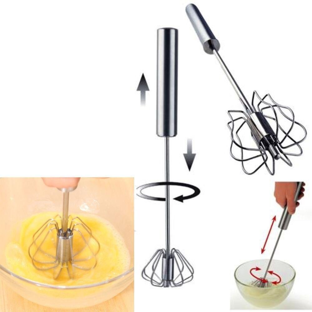Stainless steel kitchen whisk, manual and efficient for all your baking needs