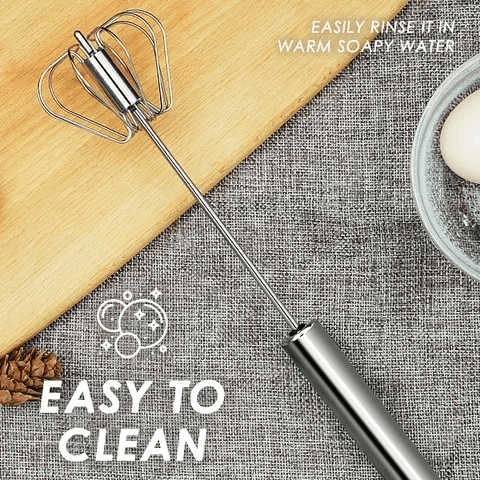 Premium stainless steel whisk for cooking and baking, a smart kitchen gadget