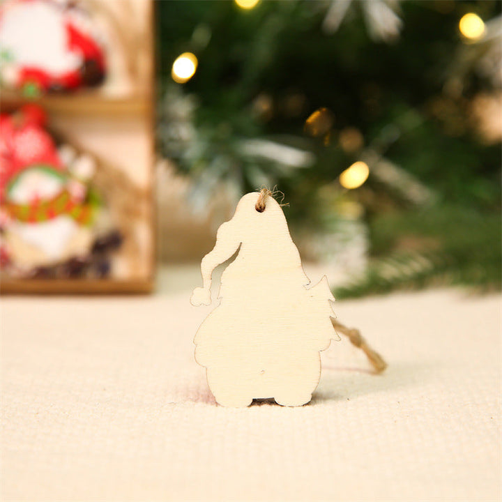 Brightly painted wooden gnome ornaments, a cheerful accent for any festive homedecor