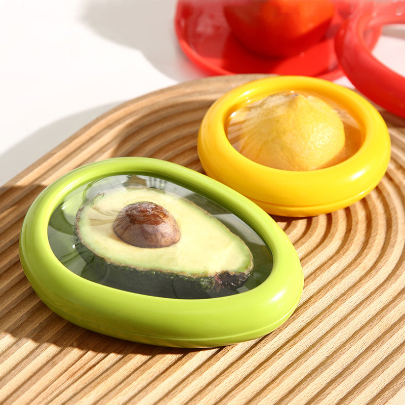 Four modern Reusable Food Film Storage Boxes stacked neatly, ideal for home kitchen food storage