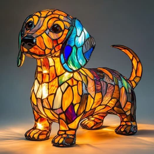 Decorative LED cat light statue, a delightful pet lover gift and accent lamp.