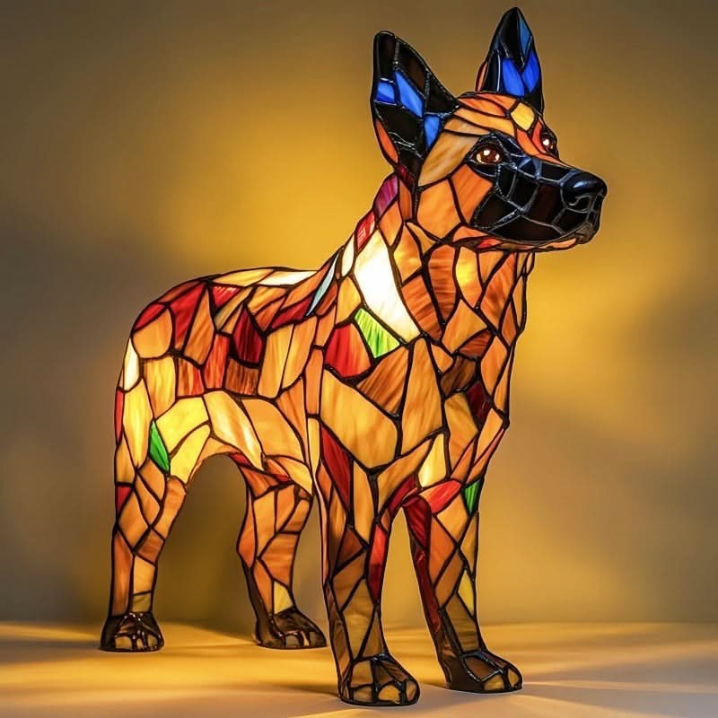 Gentle glow LED cat night light, a decorative animal statue perfect for relaxation.