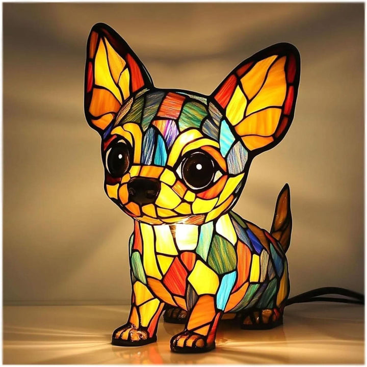 Elegant LED cat figurine night light, a decorative accent lamp for a cozy atmosphere.