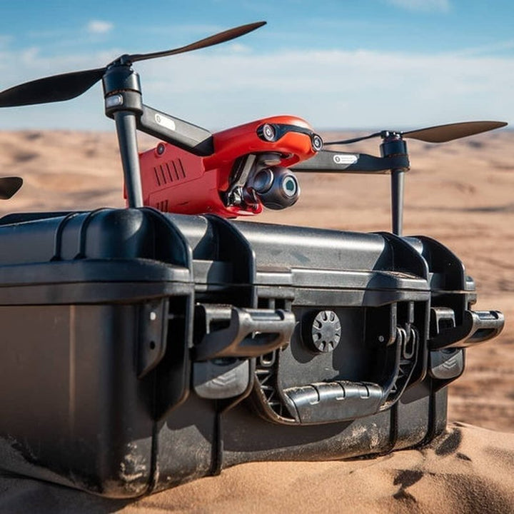 Sleek 4K UHD camera drone with advanced aerial camera, perfect for capturing stunning long-flight views.