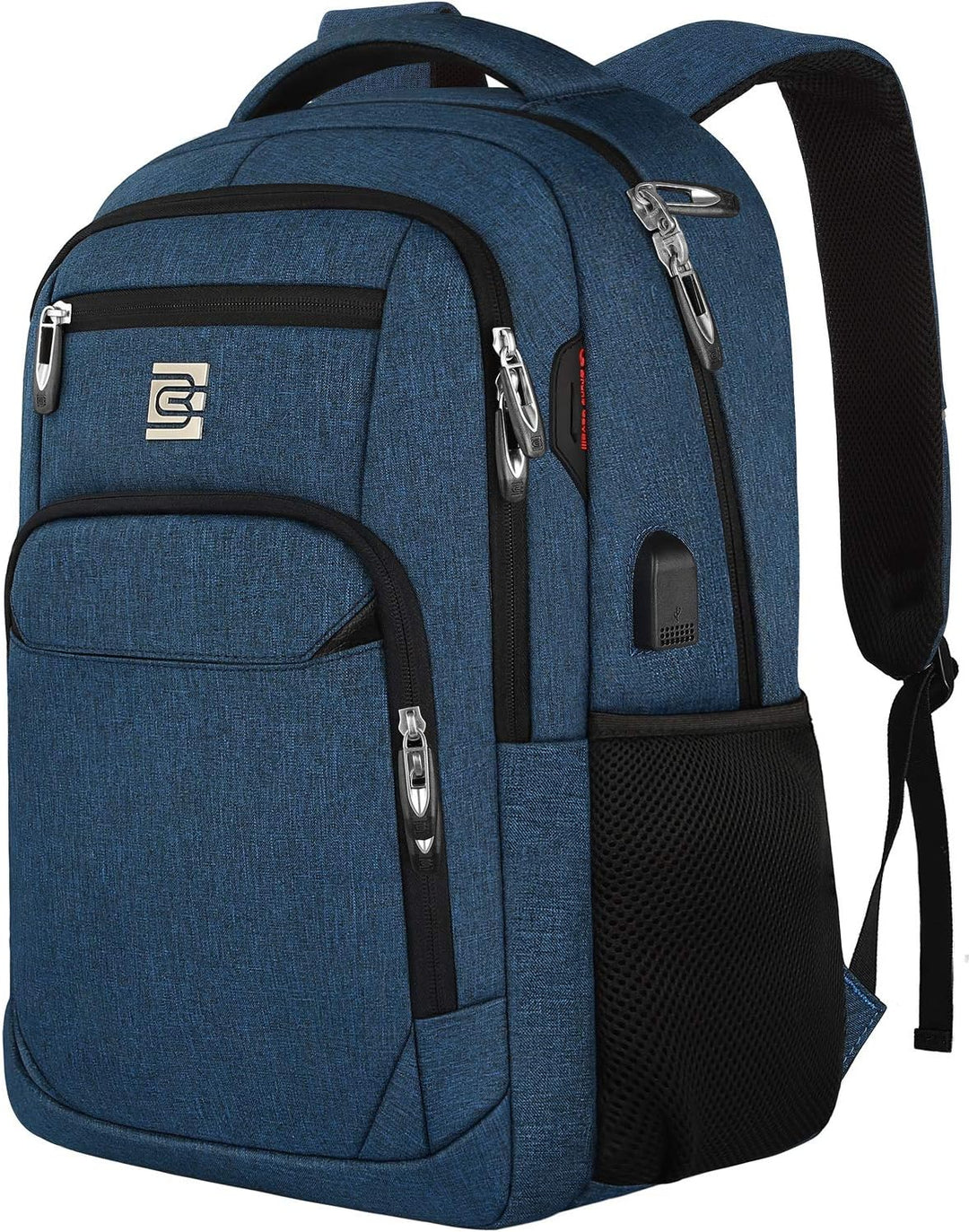 Stylish unisex anti-theft backpack with hidden pockets and easy-access USB charging.