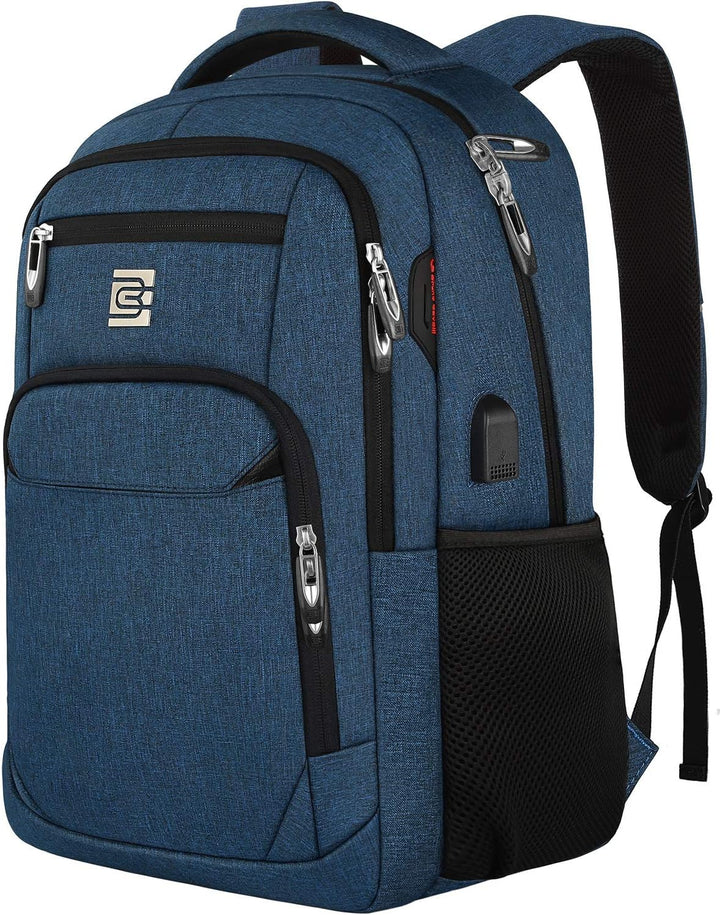 Stylish unisex anti-theft backpack with hidden pockets and easy-access USB charging.