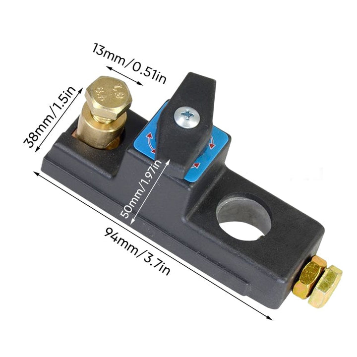 Durable smart battery disconnect switch, enhancing vehicle safety & protecting battery life