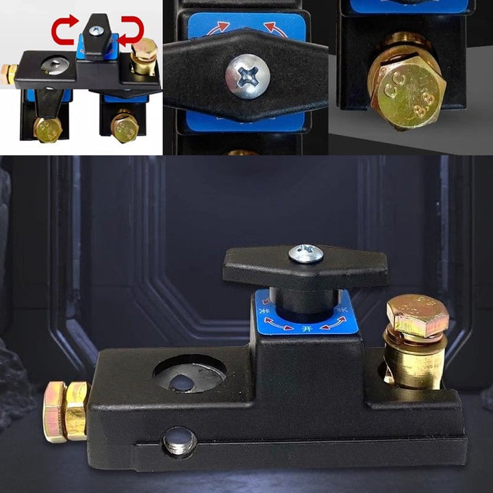 Automotive battery cut-off switch, wireless control for vehicle power protection & safety