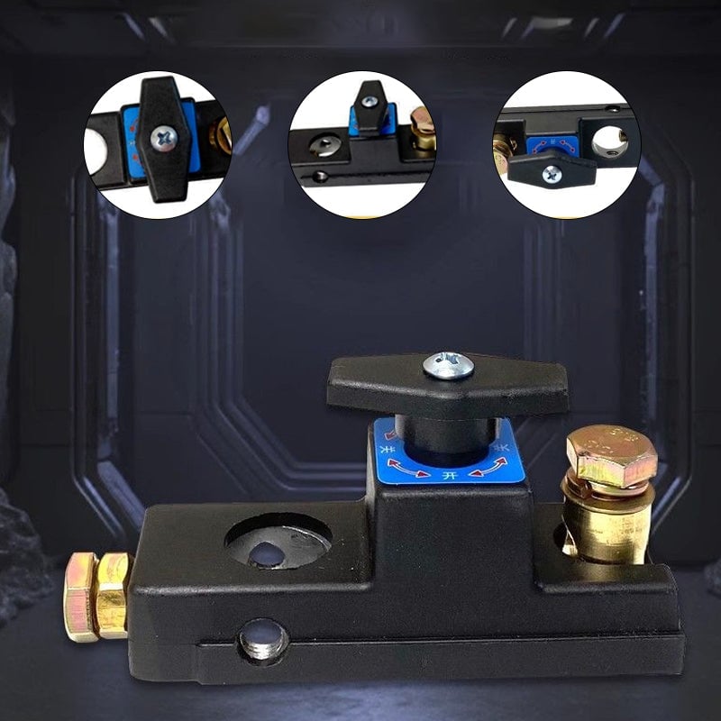 Wireless battery kill switch for car, 12V 200A, remote power cut-off & anti-theft function